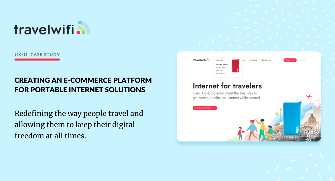 Creating an e-commerce platform for portable internet solutions